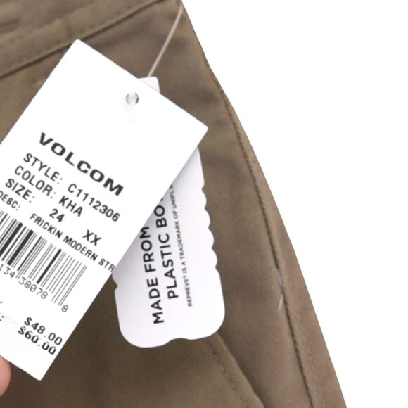 NWT Volcom Youth Straight Chino Skate Pants 24 - Picture 6 of 8
